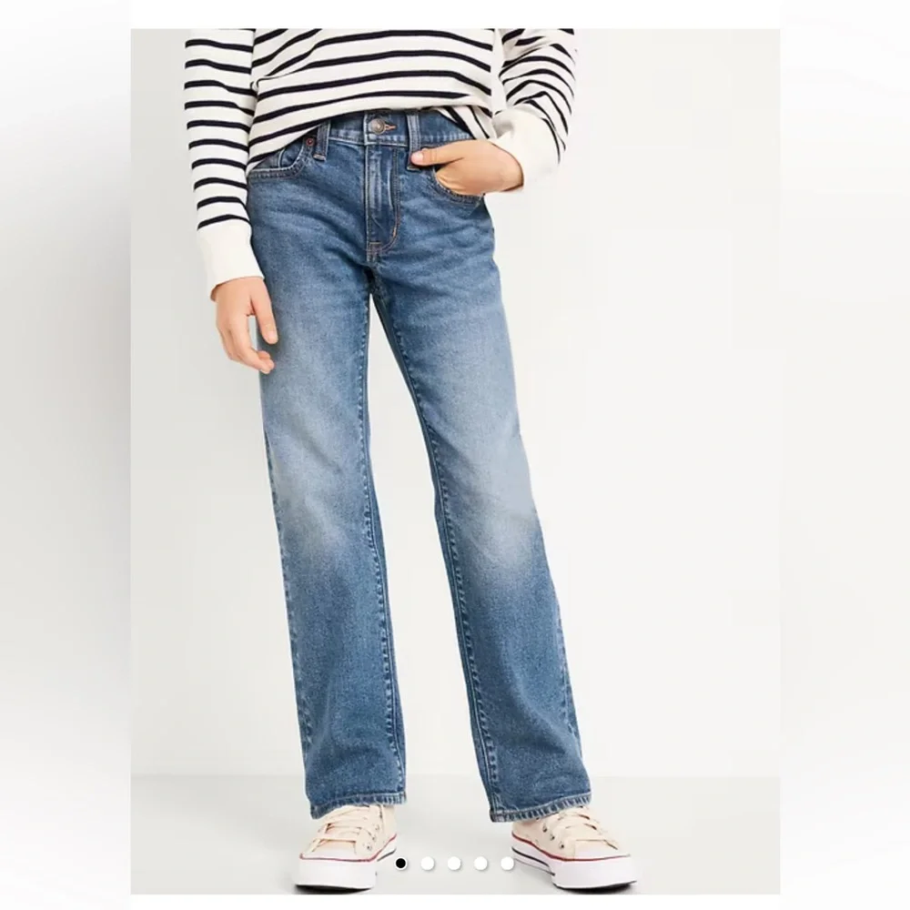 Old Navy - Boys Straight-Leg Built-In Flex Jeans